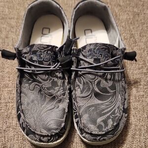 Hey Dude Wendy Ranch Gunmetal, Sz 8